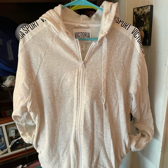 Vintage Victorias Secret White Hoodie size Small - Picture 1 of 3